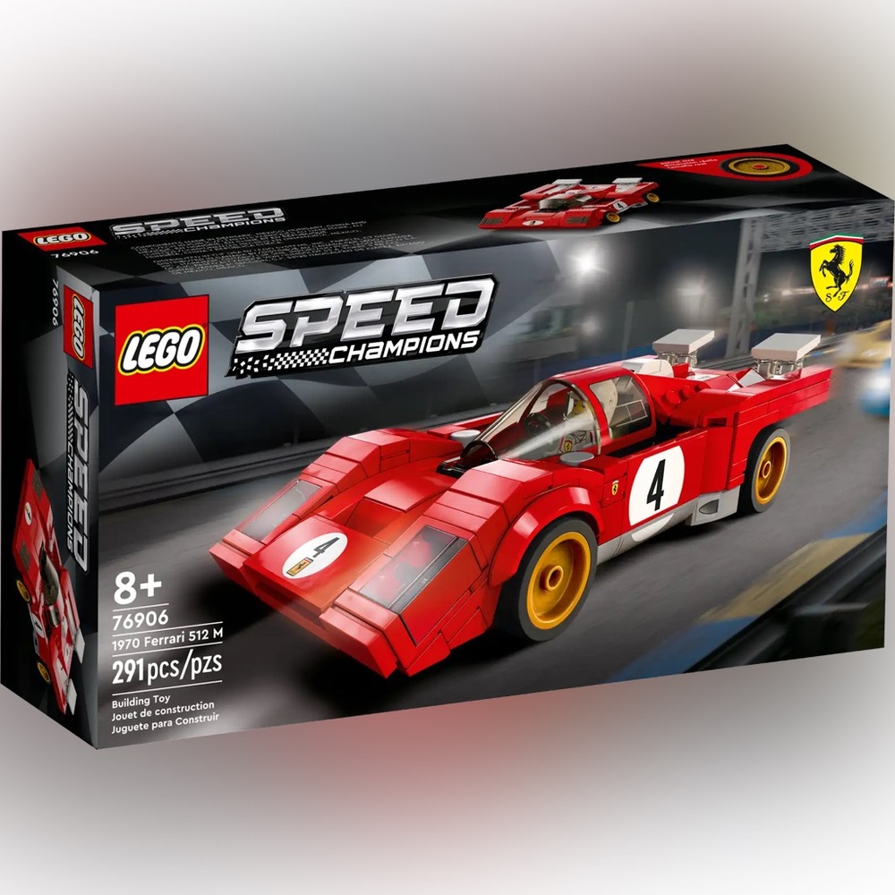 Retired Legos Speed Champions 1970 Ferrari 512 M